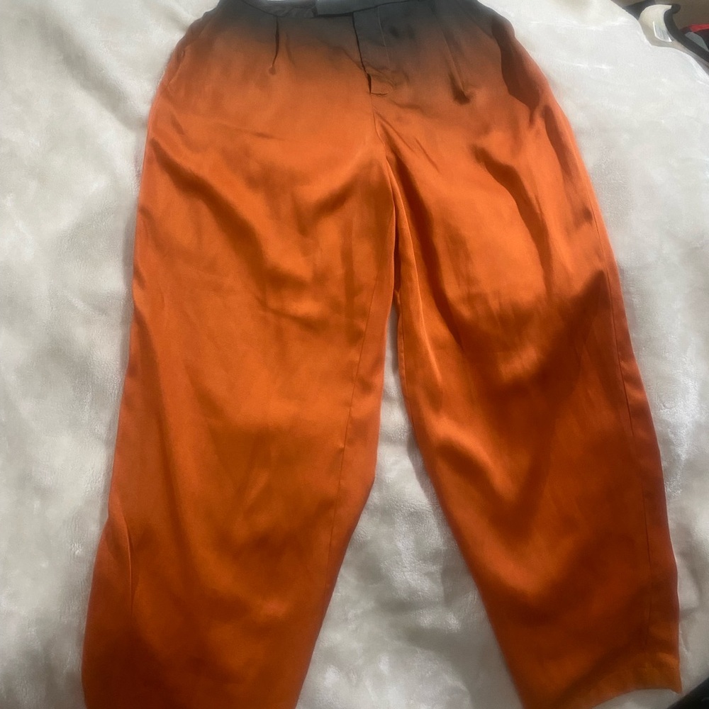 Ronny Kobo Collection Men's Orange Ombre Pants